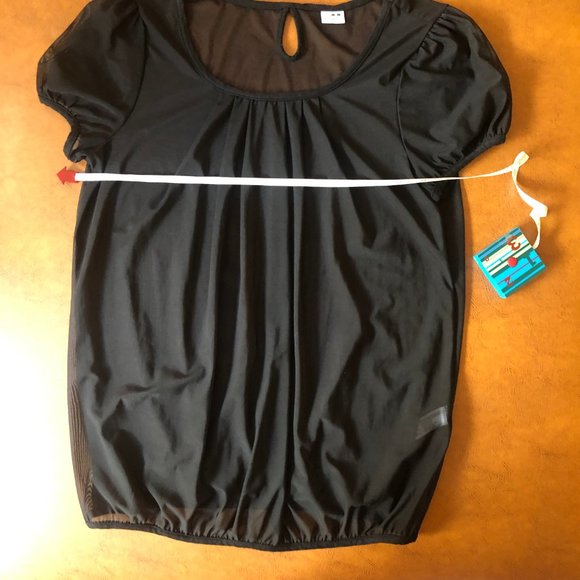 Three Dot - Mesh Stretchy Shirt - Size Small - Gently Worn - Picture 2 of 2